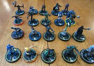 Lot of (20) Mixed Lot of DC / Marvel / Ect Heroclix Catwoman / Spider-Man Ect