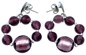 Orecchini Donna Antica Murrina Veneziana Murano Glass Made in Italy VR244 - Foto 1 di 8
