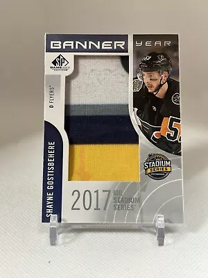 2017-18 SP Game Used Banner Year Stadium Series Shayne Gostisbehere #BSS-SG - Image 1 of 2