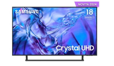 SAMSUNG CRYSTAL UHD 4K 43" DU8570 SMART TV WI-FI AIR SLIM 2024 - Image 1 of 2