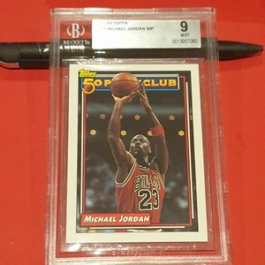 1992-93 Topps 50 Points Club Michael Jordan - BGS 9 - Chicago Bulls - Imagen 1 de 1