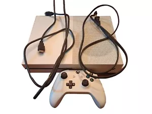 Xbox One S 1TB Console Microsoft - White Model 1681 Has Been Tested And Works - Picture 1 of 10