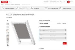Velux black out blind, SKYE GGTMO8 silver fixings - Picture 1 of 1