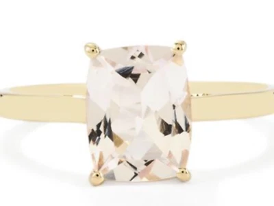 Beautiful 1.94ct Alto Ligonha Morganite Solitaire set in 9k Gold #N/O - Image 1 of 4