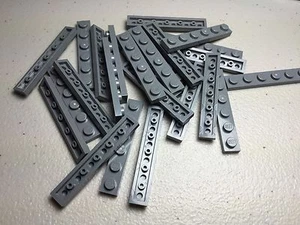 NUEVO LEGO 1x6 PLACAS - GRIS AZULADO OSCURO 3666 - LOTE DE 25 PLACAS AUTÉNTICAS LEGO  - Imagen 1 de 3
