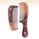  2 Pcs Wooden Comb Massage Hair Scalp Massager Three-dimensional