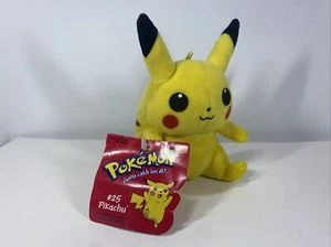 VTG 1999 Pokemon Beanie Plush Pikachu #25 w/Tags Hasbro - Picture 1 of 5