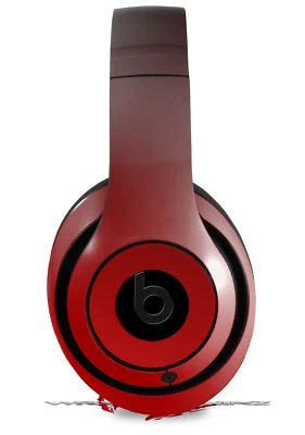 Skin for Beats Studio 2 3 Smooth Fades Red Black HEADPHONES NOT INCLUDED - Image 1 of 4