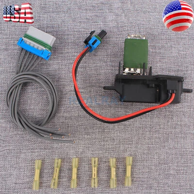 22941007 HVAC Heater Fan Blower Motor Resistor With Wires For Chevrolet Express - Image 1 of 4