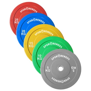 Bumper Plate 5-25kg | Hantelscheibe Gewichtsscheibe Gewichtscheibe Olympia 50mm - Bild 1 von 17