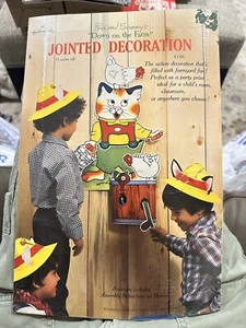 VINTAGE 1978 Richard Scarry's Down On The Farm Birthday Party Decoration NOS 33” - Picture 1 of 5