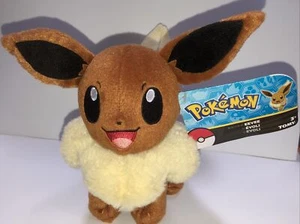 Juguete de peluche Pokémon Eevee Tomy Pokemon 2017 nuevo con etiquetas - Imagen 1 de 13