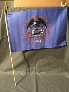 "Bandera del estado de Utah 18,5""x12" - Imagen 1 de 5