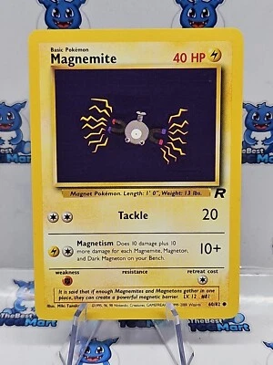 Pokémon Magnemite Team Rocket 60/82 LP - Image 1 of 2