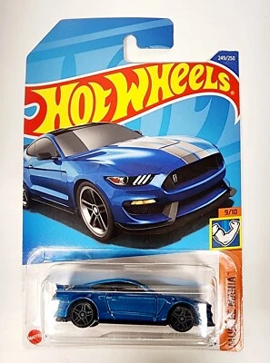 Hot Wheels 2020 FORD MUSTANG SHELBY GT350r BLUE - Image 1 of 2