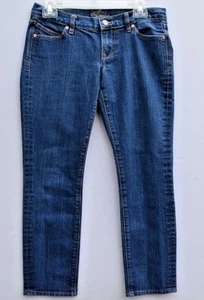 Jeans de mezclilla azul marino antiguo talla 4 Petite "The Diva" - Imagen 1 de 5