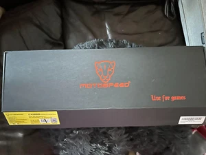 Motospeed CK888 Wired Gaming Keyboard And Mouse Combo RGB Lights Red Switches - Picture 1 of 4