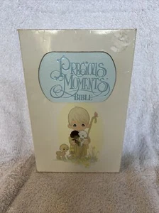 Precious Moments New King James Version Bible Keepsake Edition Blue Mist NEW - Picture 1 of 8