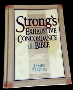 Strong's Exhaustive Concordance of the Bible Hardcover by James Strong - Imagen 1 de 8