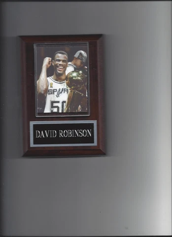 DAVID ROBINSON PLAQUE SAN ANTONIO SPURS BASKETBALL NBA  WITH TROPHY Cover