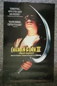 Póster de video de terror de Children of the Corn III Urban Harvest 1995 de Stephen King - Imagen 1 de 1