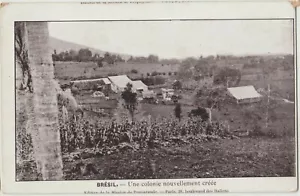 BRAZIL Newly Made COLONY Village Houses SOUTH AMERICA Vintage PC c1920s - Picture 1 of 2