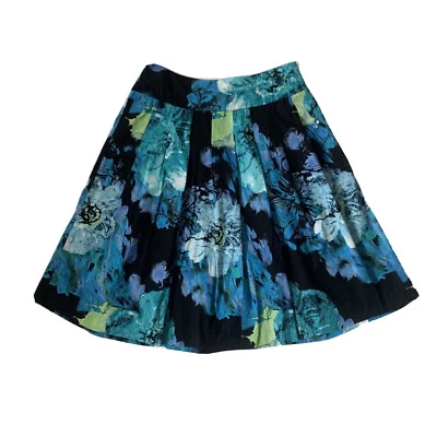 Target Women’s Skirt Size 8  Floral Multicoloured Pleated A-line - Image 1 of 4