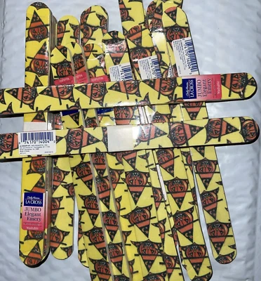 Sally Hansen Jumbo Tableros de Esmeril Limas de Uñas Lote de 25 Jack-O-Lanterns Halloween Foto 1 de 3