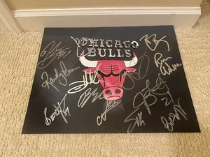 2012 Chicago Bulls Team Signed 11x14 Photo-Jimmy Butler, Joakim Noah, Boozer - Picture 1 of 1