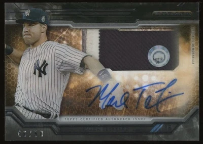 2015 Topps Strata Clearly Authentic Autographed Patch Mark Teixeira #CAARMTA /50 - Image 1 of 2