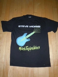 Steve Morse Band  High Tension Wires 1989 Tour Shirt.  Spring Ford  Size Large - Picture 1 of 6