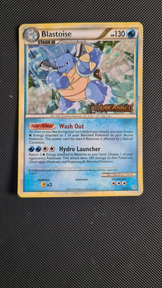 Pokemon Blastoise pre-release  HG&SS Unleashed Promo 13/95 PSA 9 Mint - Image 1 of 4