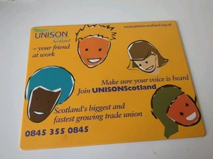 Unison Union Steward Mouse Pad Brite Mat Retro 2000s - Afbeelding 1 van 2