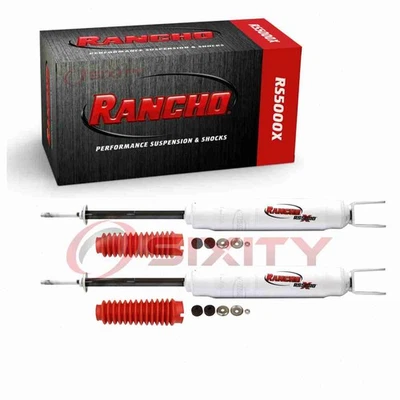 2 pc Rancho RS5000X Front Shock Absorbers for 2000-2006 GMC Yukon XL 1500 go - Image 1 of 4