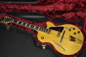 CLEAN 2009 Ibanez / FujiGen GB-10 Natural MIJ George Benson Jazz ArchTop W/OHSC - Picture 1 of 11