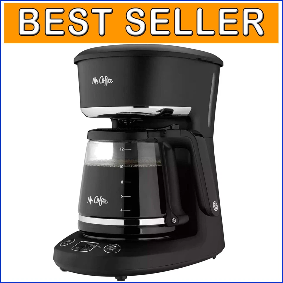 12-Cup Programmable Coffeemaker - Brew Now or Later for Ultimate Convenience - Image 1 of 4