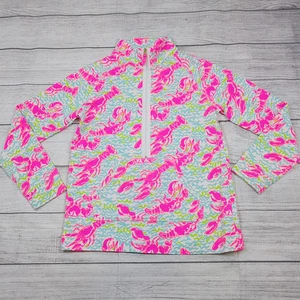 12/14 Lilly Pulitzer Pink Lobster Popover - Picture 1 of 6