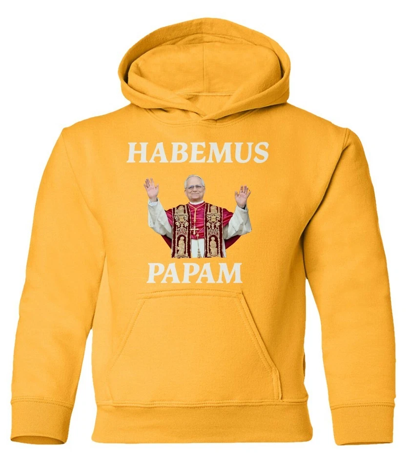 Sudadera con Capucha Habemus Papam - Papa León XIV Prevost Homenaje Juvenil Foto 1 de 1