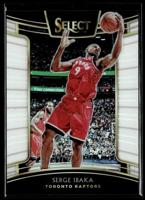Serge Ibaka 2018-19 Panini Select Concourse White Prizm/149 #22 Toronto Raptors Foto 1 de 2