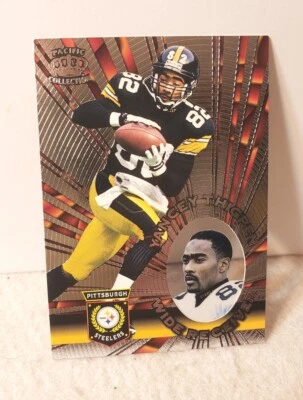1996 PACIFIC COLLECTION INVINCIBLE SILVER YANCEY THIGPEN #I-120 STEELERS - Image 1 of 3