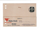 Firmenlochung der Firma Busch & Toelle aus Arnstadt - gel. auf Firmenkarte 1941