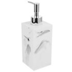 Marble Pattern Soap Dispenser 400ml Refillable Bathroom Accessory