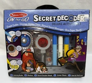 Melissa & Doug: On The Go Secret Decoder Deluxe Activity Set New - Picture 1 of 2