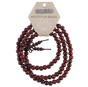 Holz Mallah Meditation Gebet Perlen New Age Reiki Buddha Armband oder Halskette - Bild 1 von 3