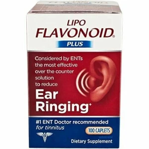 Lipo-Flavonoid 100 Caplets Plus For Ear Ringing Health - Picture 1 of 6