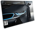 BMW I8 Cars SINGLE CANVAS WALL ART Picture Print VA
