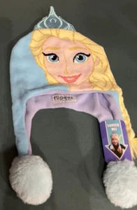 Disney Frozen Beanie Hat Knit Hat Embroidered Kids Winter Warm - Picture 1 of 7