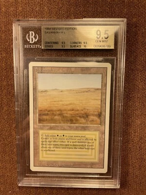 Savannah, Revised Edition, Graded (BGS 9.5), MTG, Vintage, Legacy, Commander EDH - Image 1 of 4