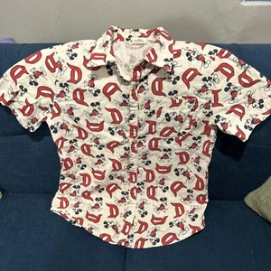 Kid's Mickey Mouse Shirt Letter D Disney Parks Forever Collection by Junk Food L - Picture 1 of 4