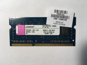 Kingston HP594907-HR1-ELD 1GB 1Rx8 PC3 -10600S 4939053-1033 PKI 9995417-007.A01G - Picture 1 of 12